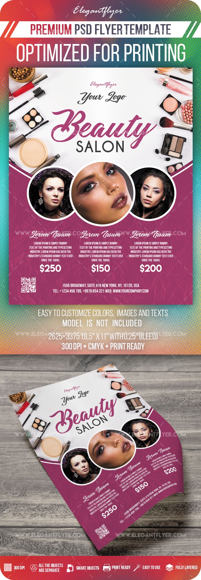 Makeup Beauty Salon by ElegantFlyer