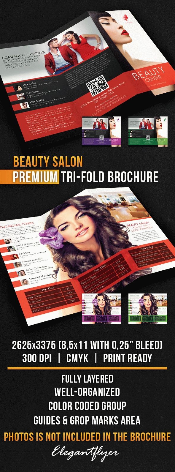 Tri-Fold Brochure Template by ElegantFlyer