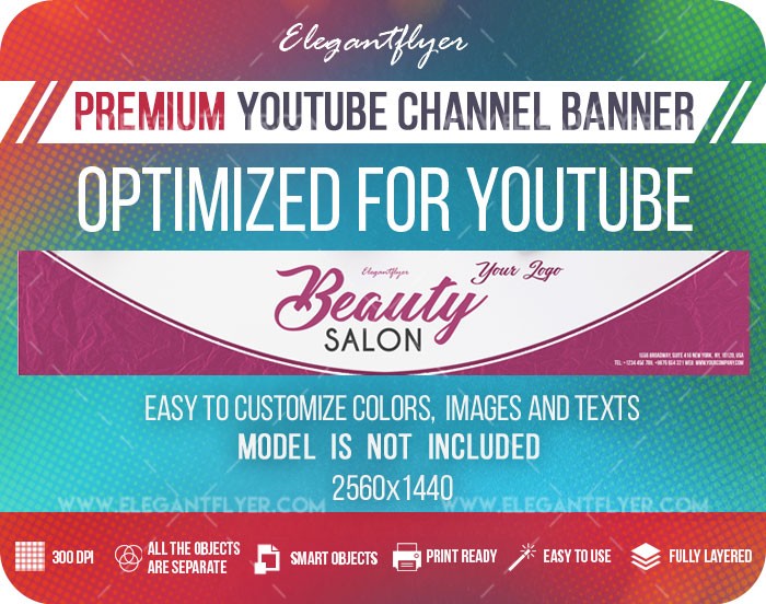 Beauty Salon Youtube by ElegantFlyer