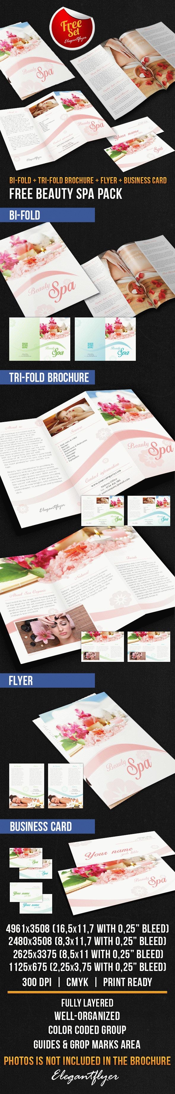 Paquete de folletos de belleza y spa by ElegantFlyer