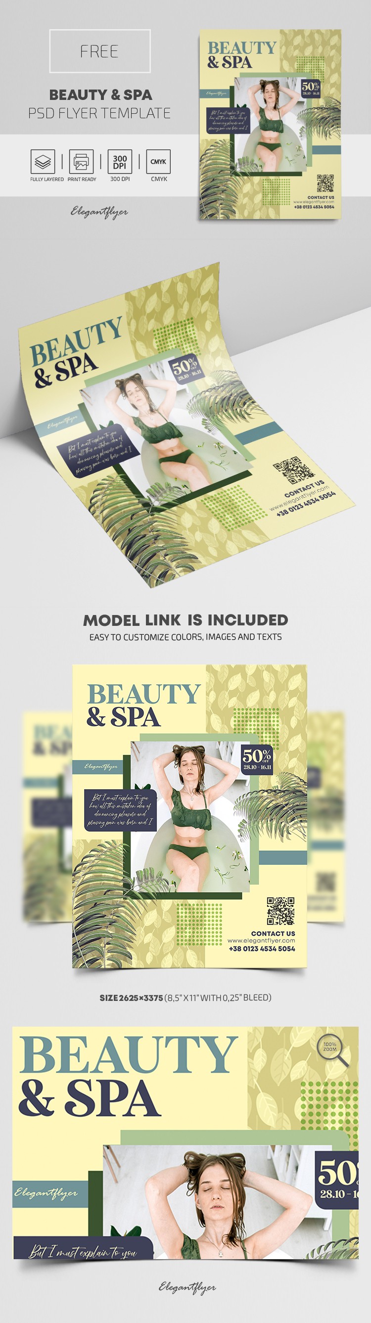 Beauty & Spa Flyer by ElegantFlyer