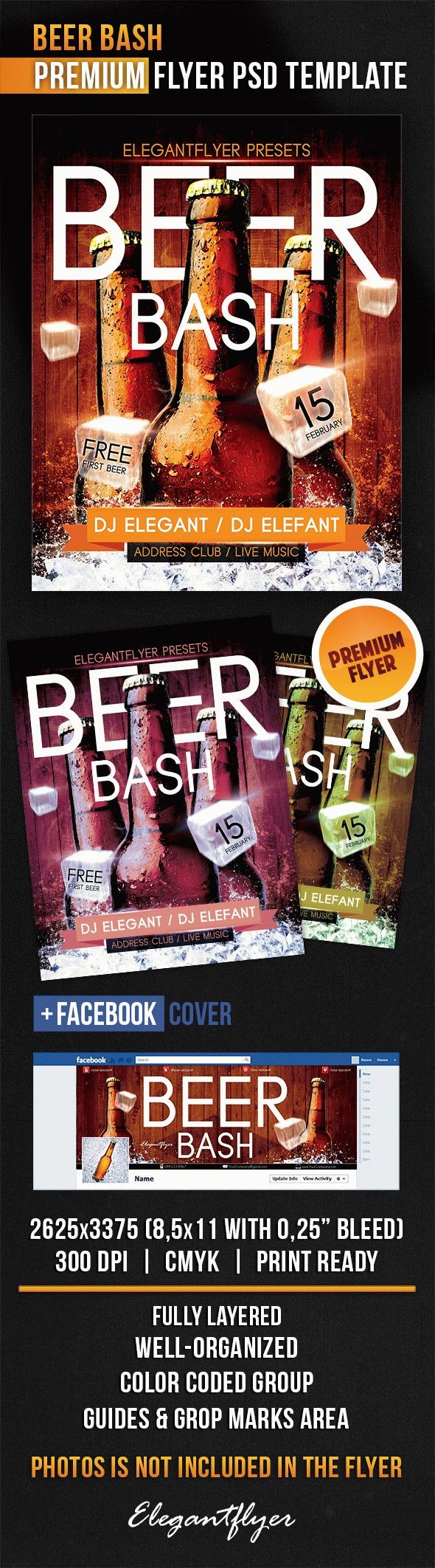 Ice Beer Bash by ElegantFlyer