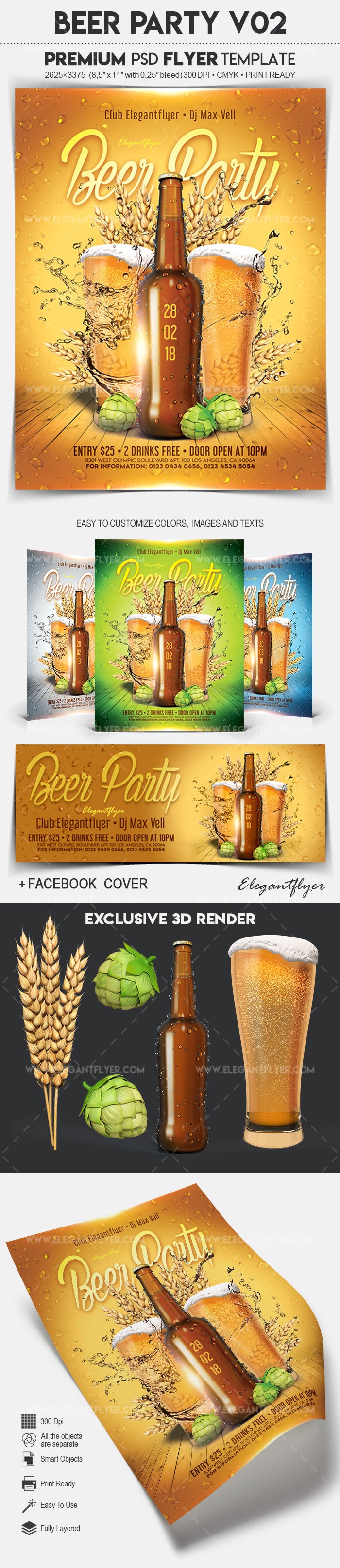 Beer Party V02 by ElegantFlyer