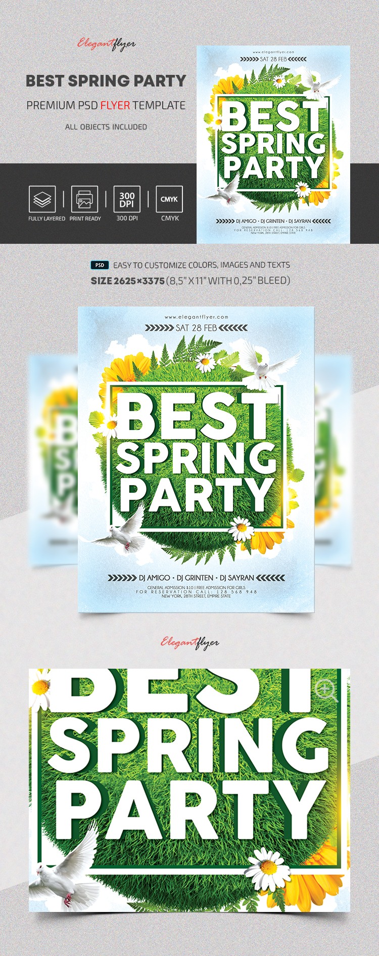 Best Spring Party by ElegantFlyer