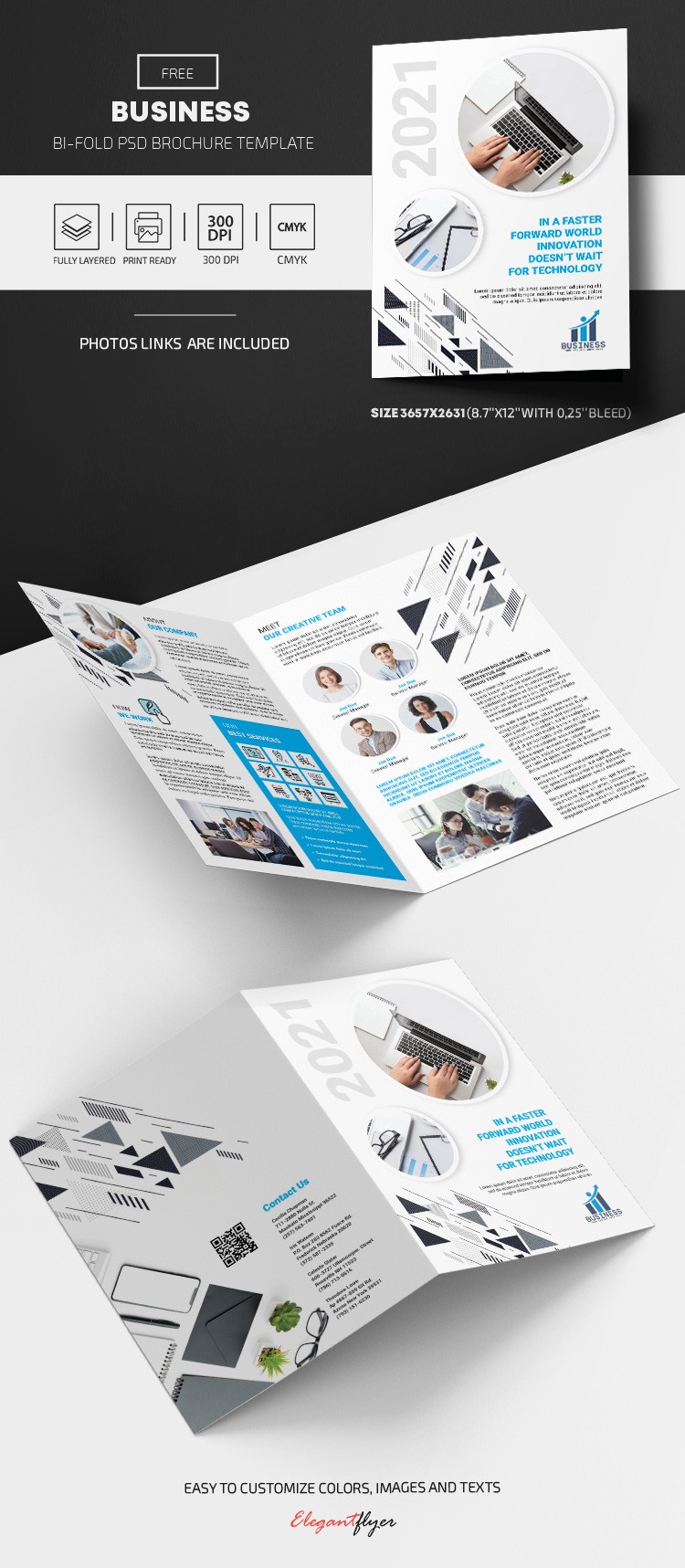 Bi-Fold Brochure Free by ElegantFlyer
