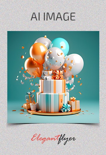 Premium AI Image  Colorful interior background birthday decorations party  generated AI