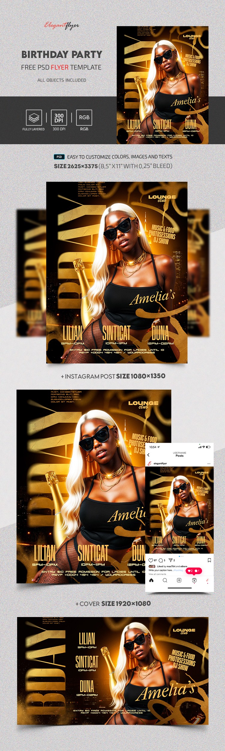 Birthday Bash by ElegantFlyer Birthday Bash by ElegantFlyer