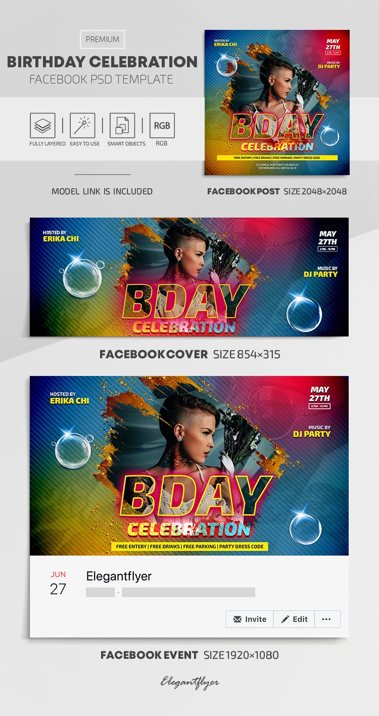 Celebrazione di compleanno by ElegantFlyer