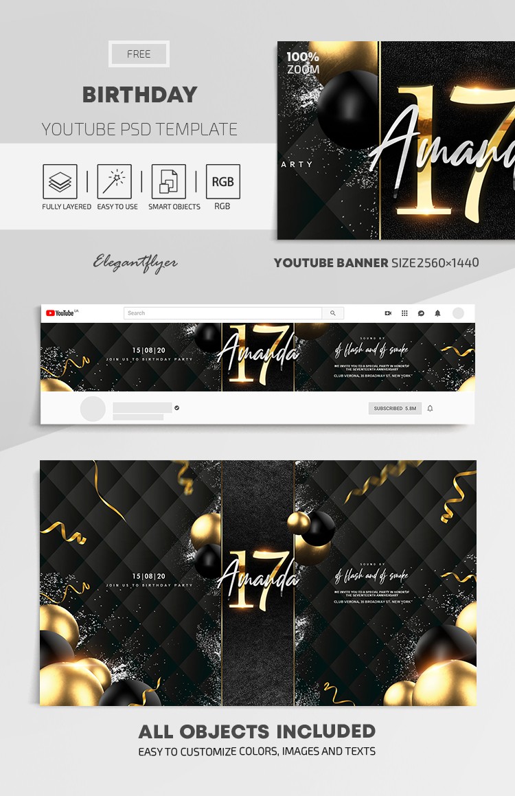 Compleanno di Youtube. by ElegantFlyer