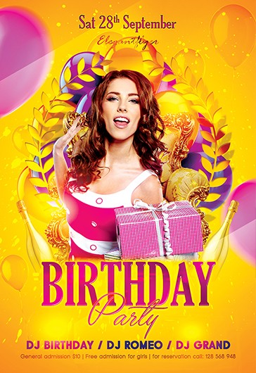 1000+ Free Birthday Flyer Templates (PSD) - by Elegantflyer 1000+ Free Birthday Flyer Templates (PSD) - by Elegantflyer