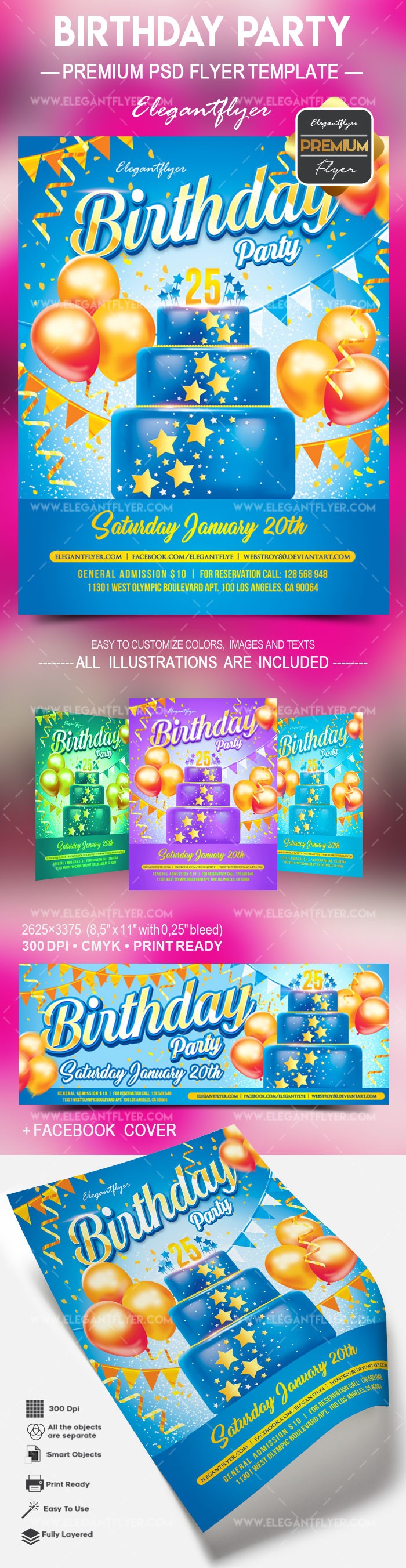 Festa di compleanno by ElegantFlyer