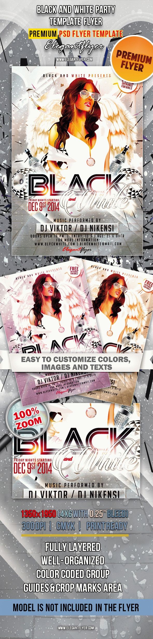 Black and White Party by ElegantFlyer