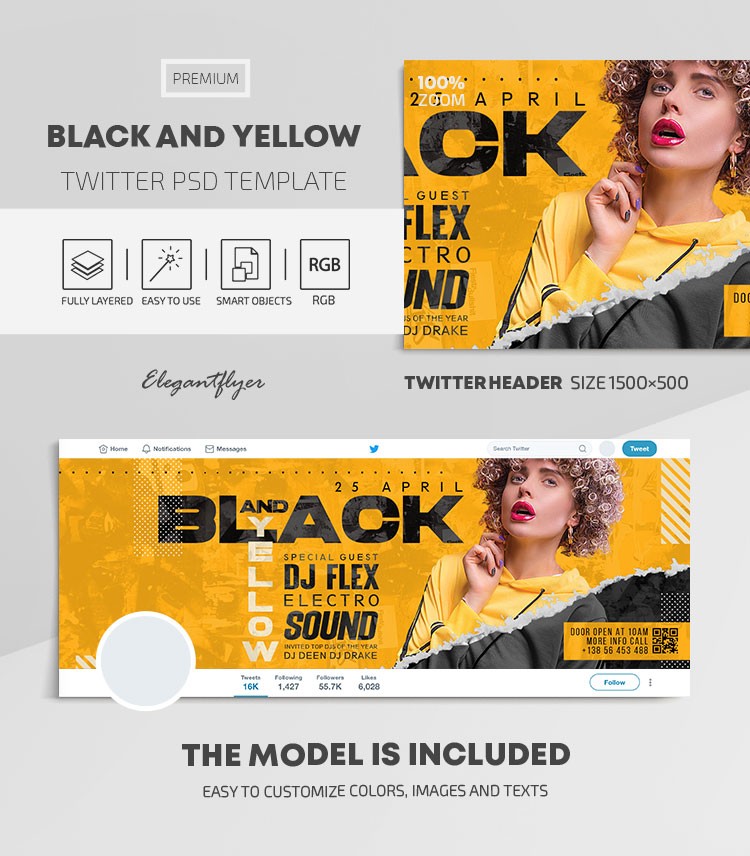Black and Yellow by ElegantFlyer