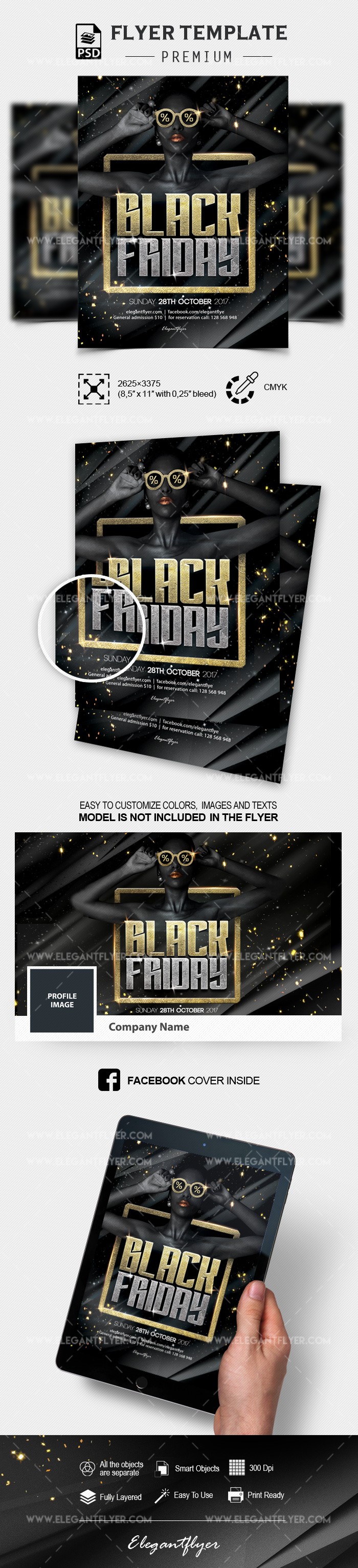 Glitter Black Friday by ElegantFlyer