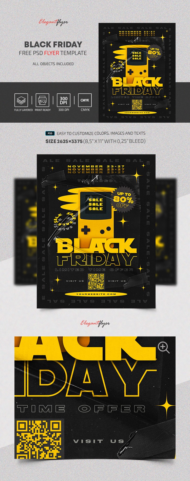 Volantino del Black Friday by ElegantFlyer