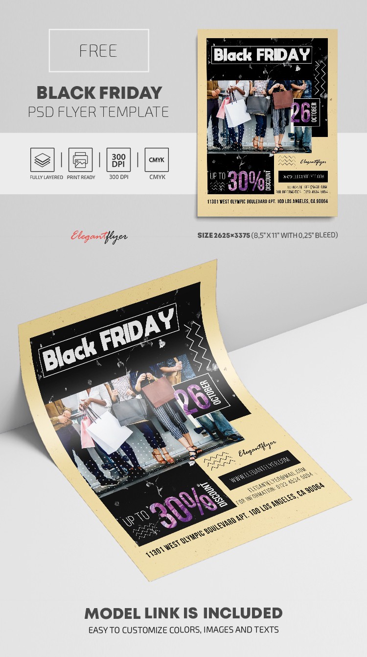Black Friday Flyer by ElegantFlyer