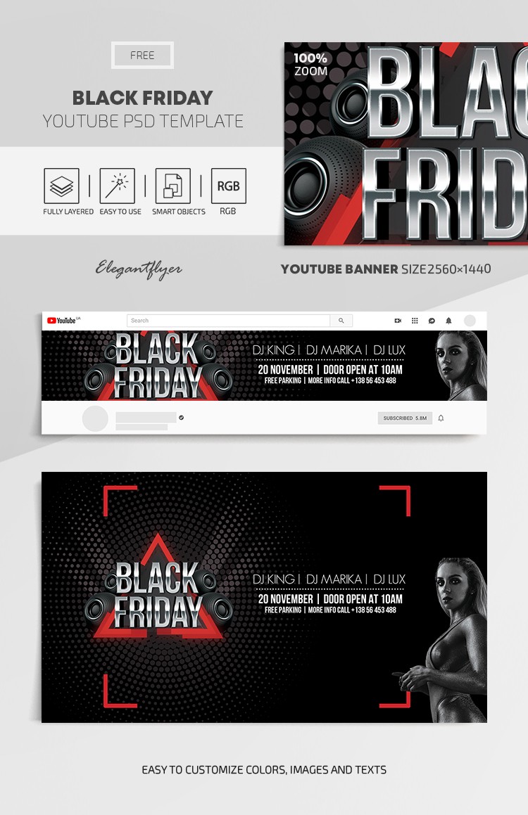 Black Friday Youtube by ElegantFlyer