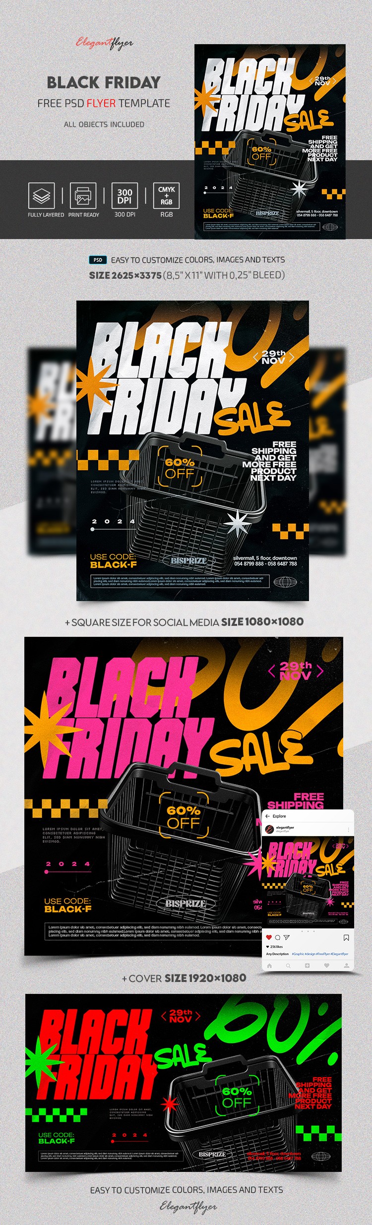 Invito al Black Friday by ElegantFlyer