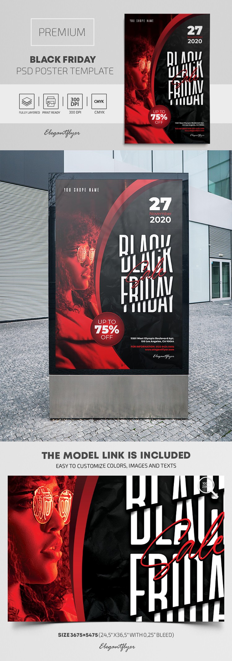 Plakat Black Friday by ElegantFlyer
