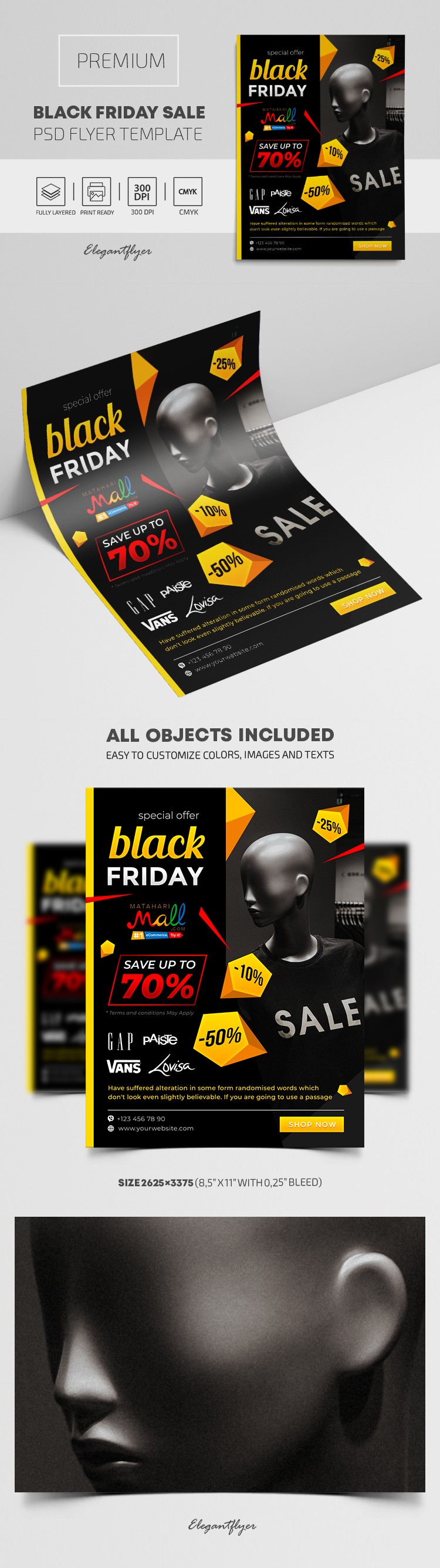 Black Friday Sales Flyer by ElegantFlyer