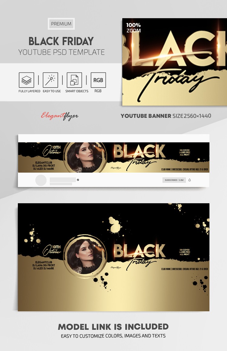 Black Friday Youtube by ElegantFlyer