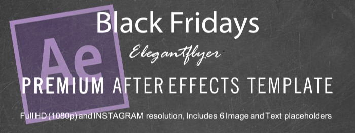 Black Friday After Effects by ElegantFlyer