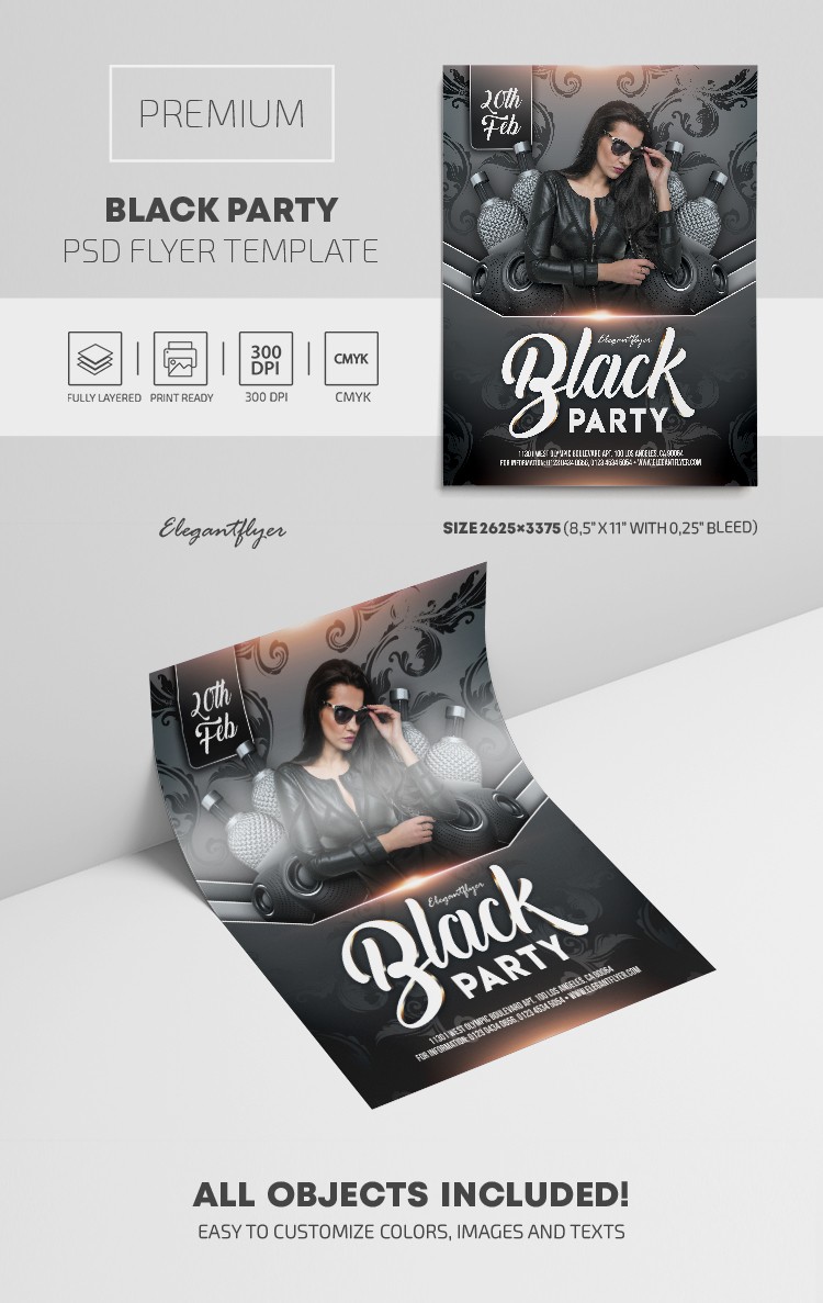 Black Party V1 by ElegantFlyer