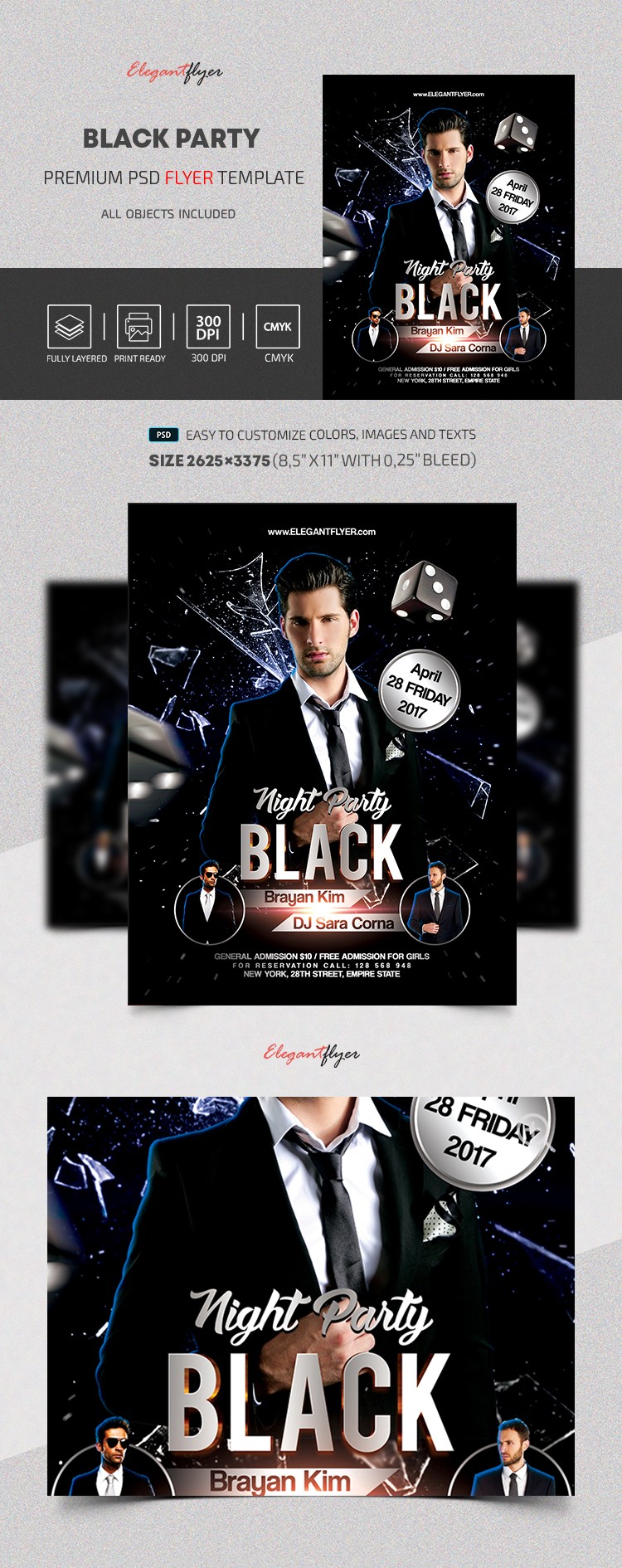Black Party V02 by ElegantFlyer