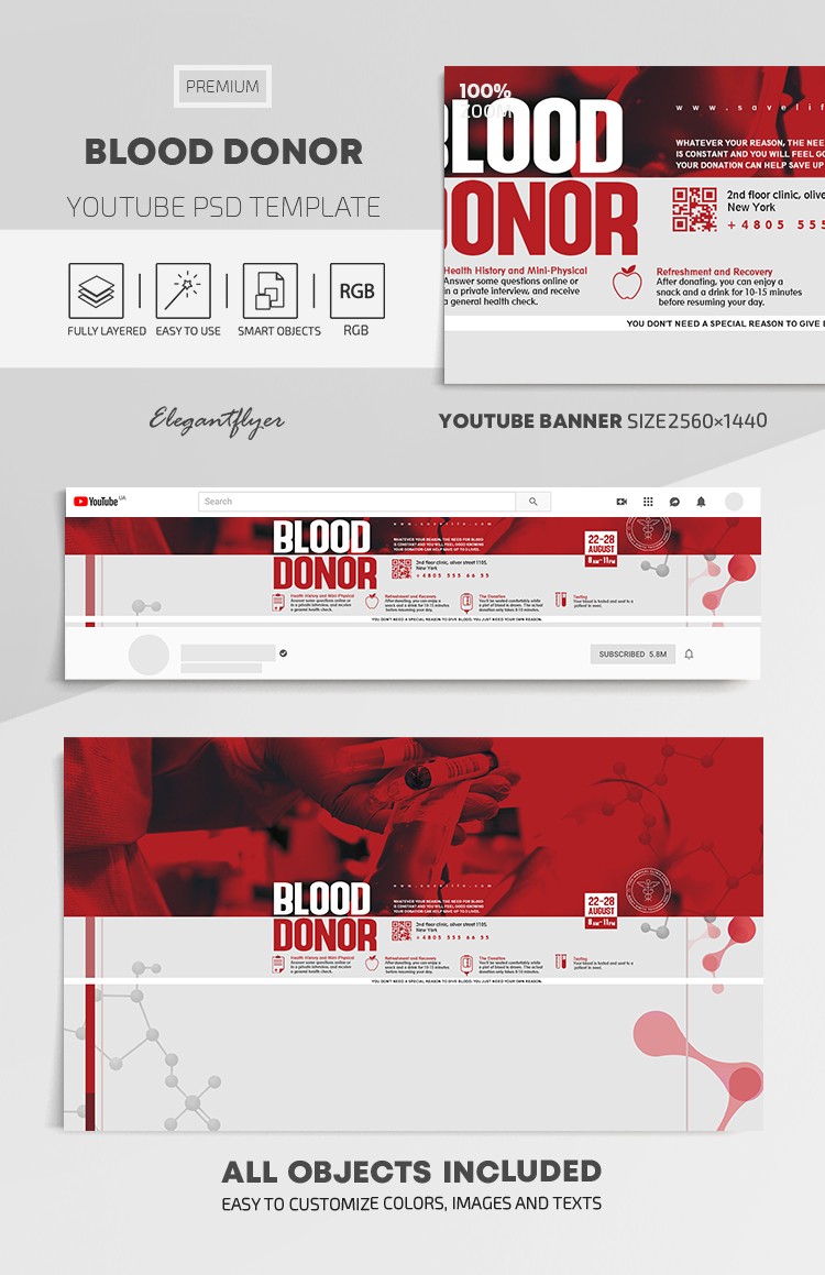 Dawca krwi Youtube by ElegantFlyer