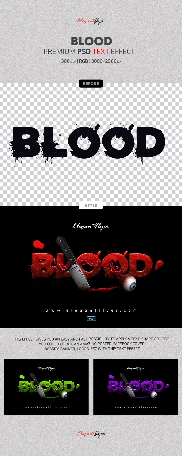 Blood Text Effect by ElegantFlyer
