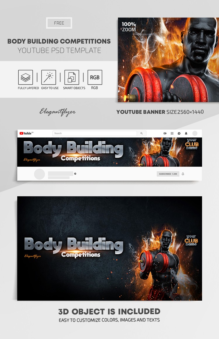 Body Building Competitions Youtube by ElegantFlyer