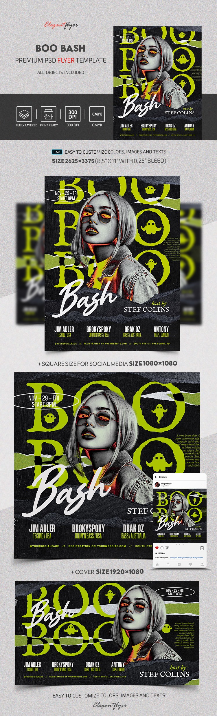 Boo Bash by ElegantFlyer