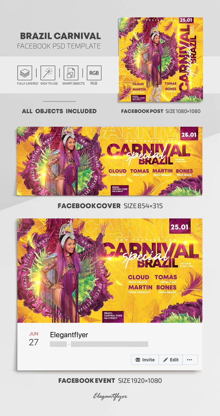 Carnaval de Brasil by ElegantFlyer