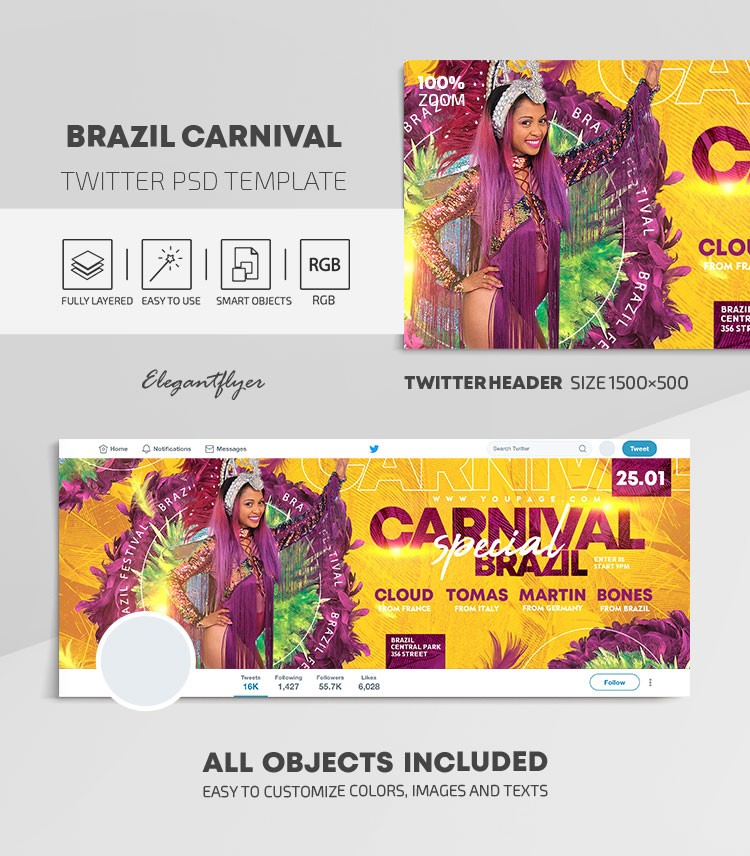Brazil Carnival by ElegantFlyer