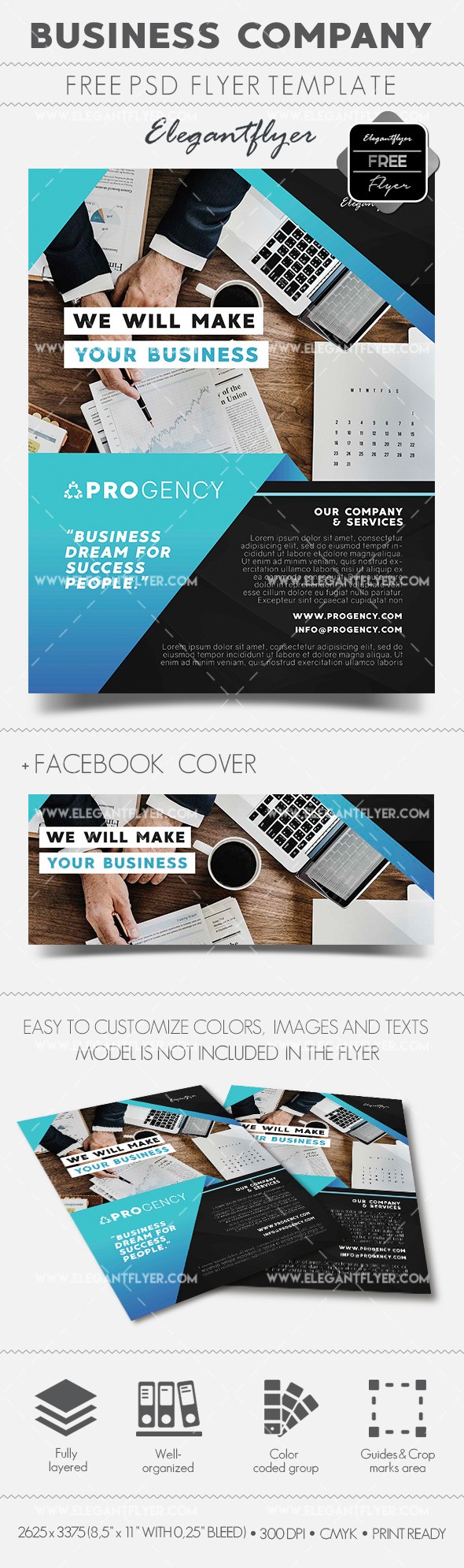 Business Company Flyer by ElegantFlyer