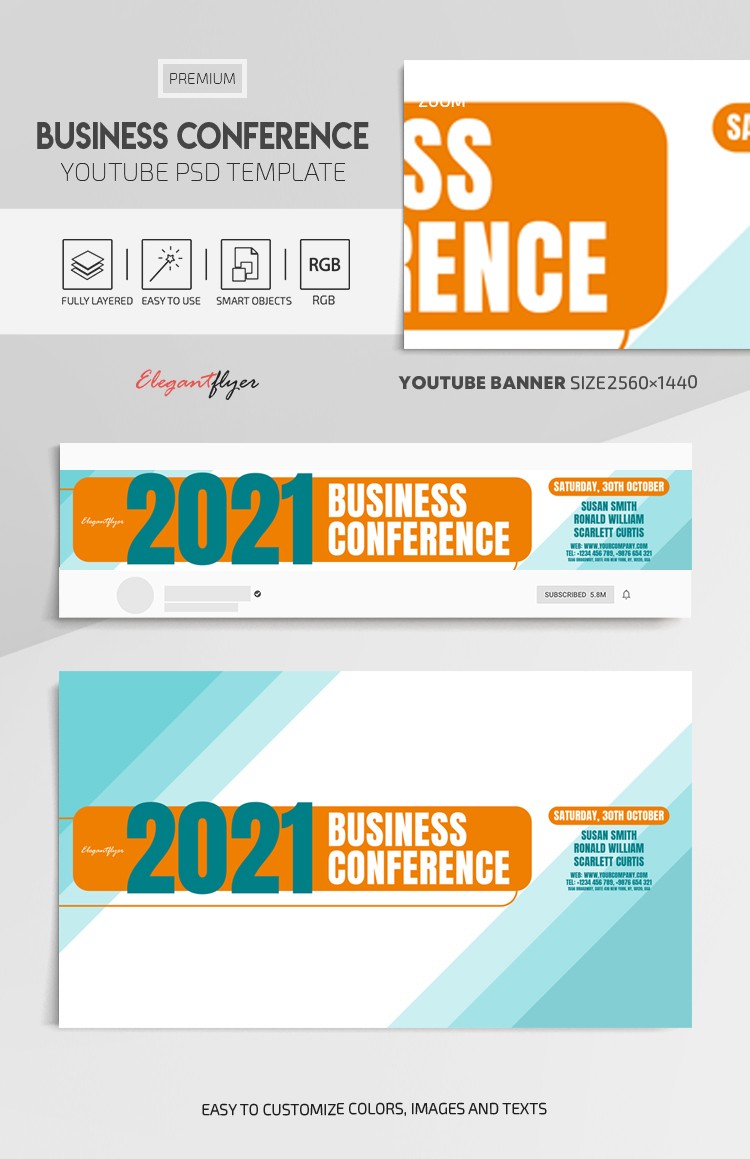 Business Conference Youtube by ElegantFlyer