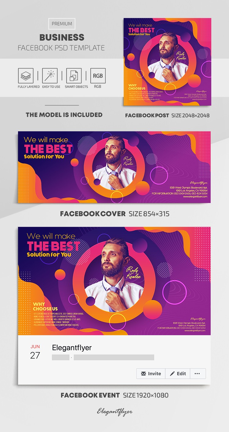 Negócios by ElegantFlyer