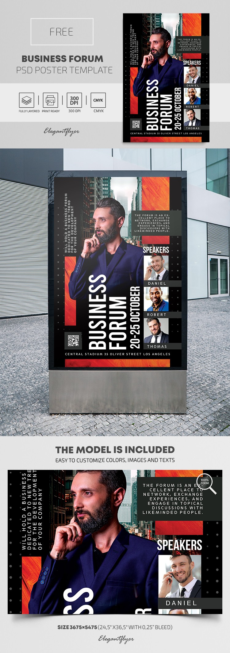Business Forum Poster by ElegantFlyer
