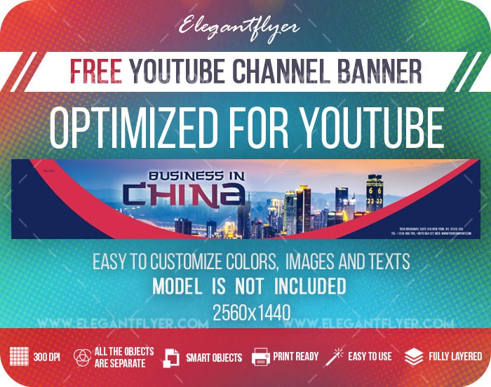Geschäft in China Youtube by ElegantFlyer