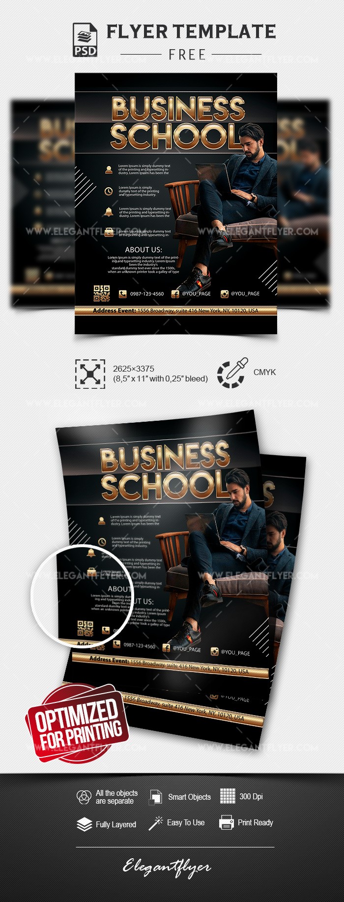 Business School by ElegantFlyer