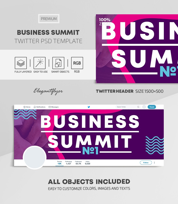 Business Summit --> Summit aziendale by ElegantFlyer
