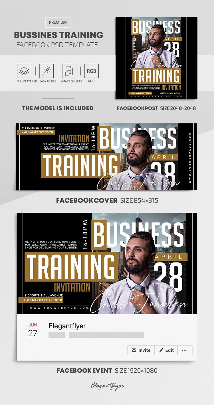 Business Training Facebook by ElegantFlyer