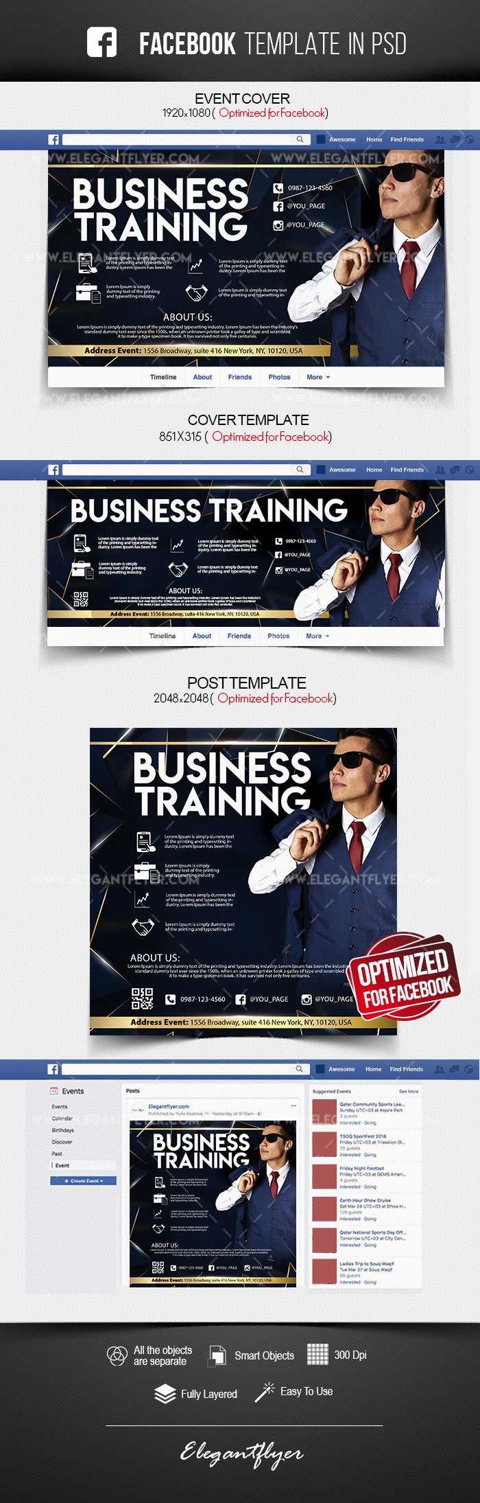 Business Training Facebook by ElegantFlyer