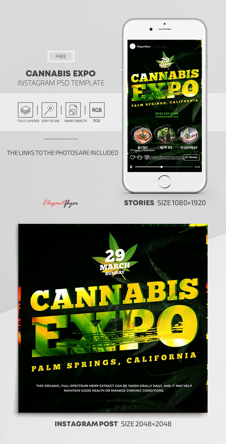 Exposition du Cannabis by ElegantFlyer