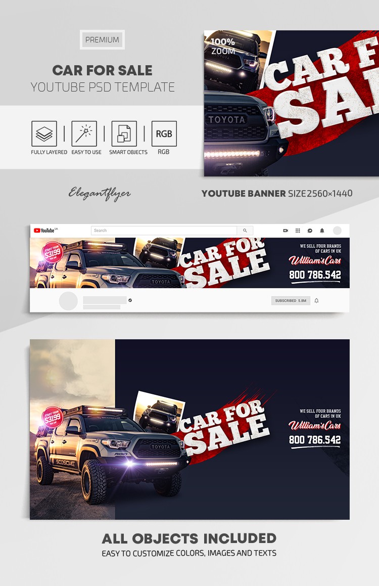 Car For Sale Youtube by ElegantFlyer