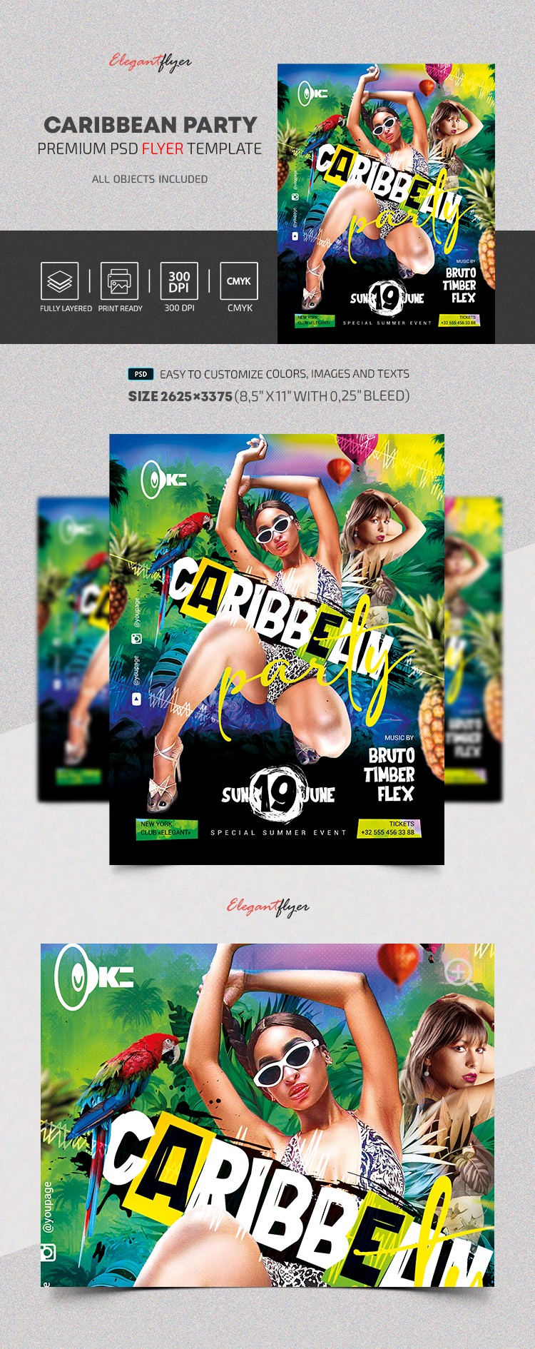 Festa do Caribe by ElegantFlyer