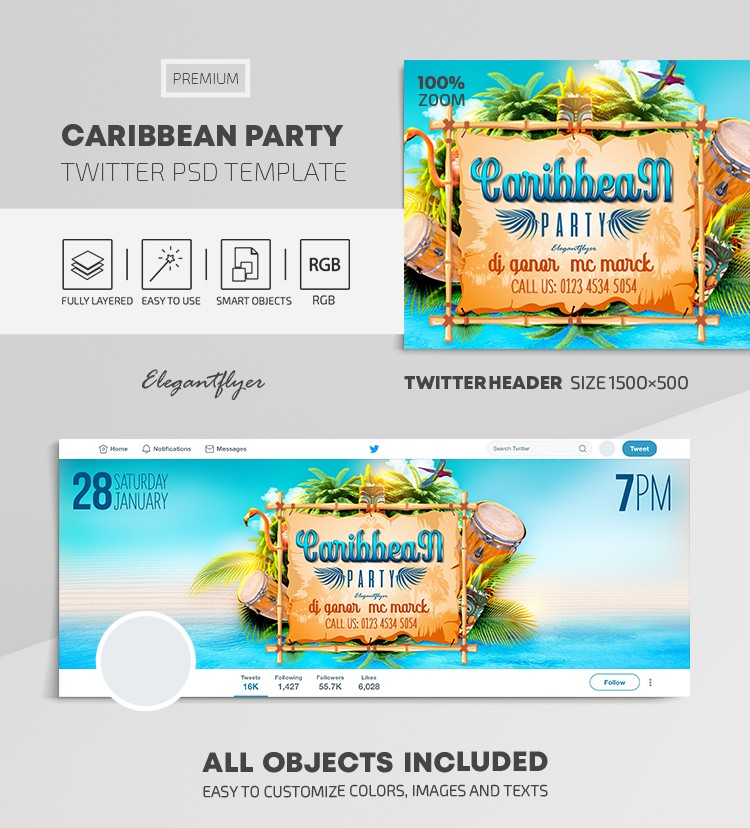 Festa caraibica by ElegantFlyer