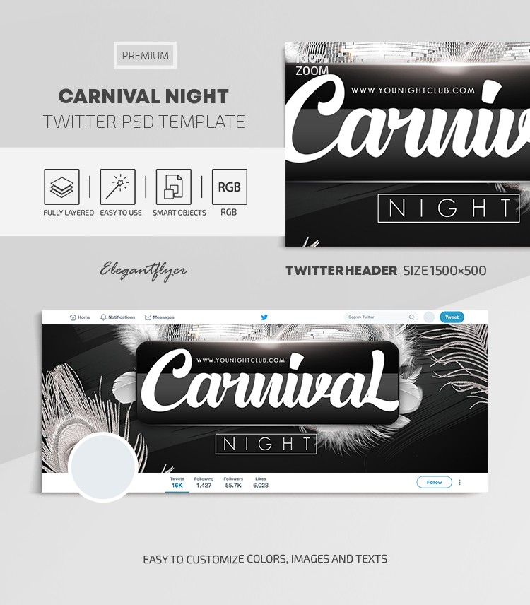 Noite de Carnaval by ElegantFlyer
