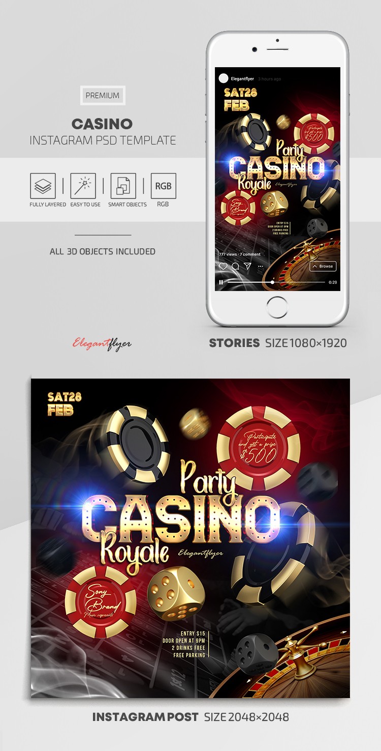 Casino Instagram by ElegantFlyer