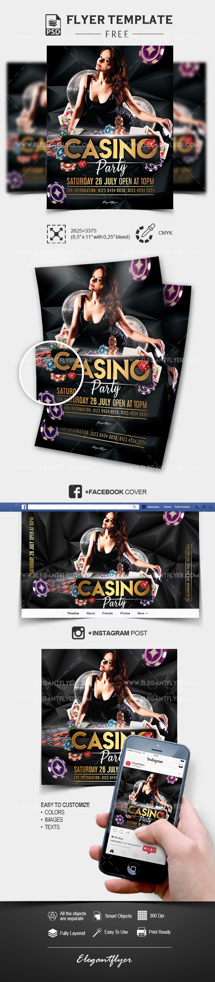Casino Party by ElegantFlyer